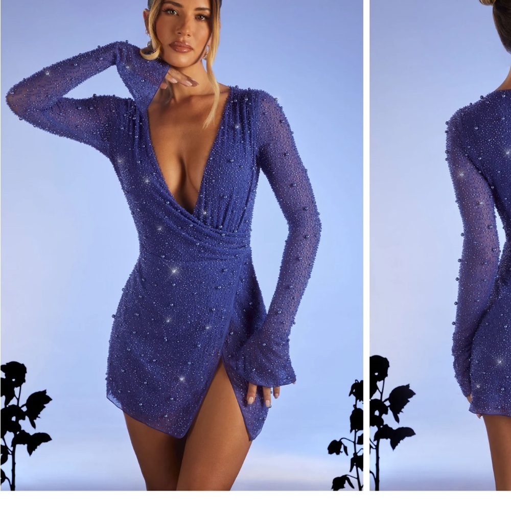 Oh Polly Blue Chelsea Dress